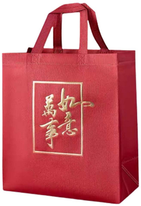 紅色如意購物袋, 萬事如意紅酒袋, 1個