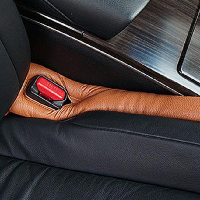 차량용 틈새차단 쿠션 2개입 블랙, 브라운 1+1 00800TW