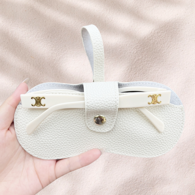 라별 선글라스 보관 가죽 파우치 휴대용 안경 케이스