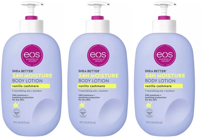 이오스 시어 베타 24시간 모이스처 바디 로션 바닐라 캐시미어 향, 3개, 473ml - 쿠팡