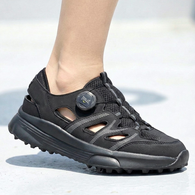 에버라스트 여름 다이얼 경량 아쿠아 슈즈 남자 여자 메쉬 스포츠 샌들 스파이크리스 미끄럼방지 트레킹 신발