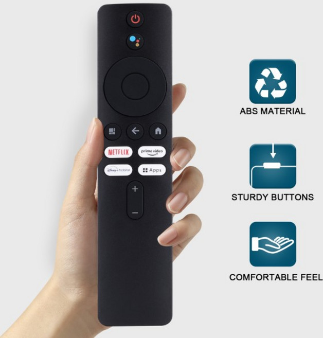 Xiaomi Tv Box S2세대 4K용 리모컨 Mi Box S 2세대용 교체 리모컨Bluetooth 및 음성 리모컨 포함