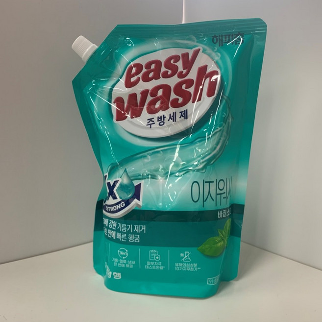 해피홈 이지워시 주방세제 바질소다 (리필), 1L, 1개