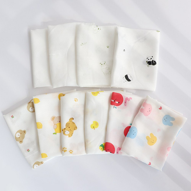 코코자네 밤부100% 아기손수건 10장세트 / 20장세트 (국내제조 무형광 출산준비손수건 밤부거즈손수건 뱀부가제손수건 정말보드라워서 한번쓰면 다른손수건못씁니다.), 화이트, 22개, 13.밤부100% 엠보손수건-화이트X20장+2장