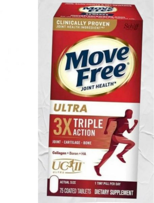 MoveFree 울트라 트리플 액션 관절 75정 미주 내수, 1개