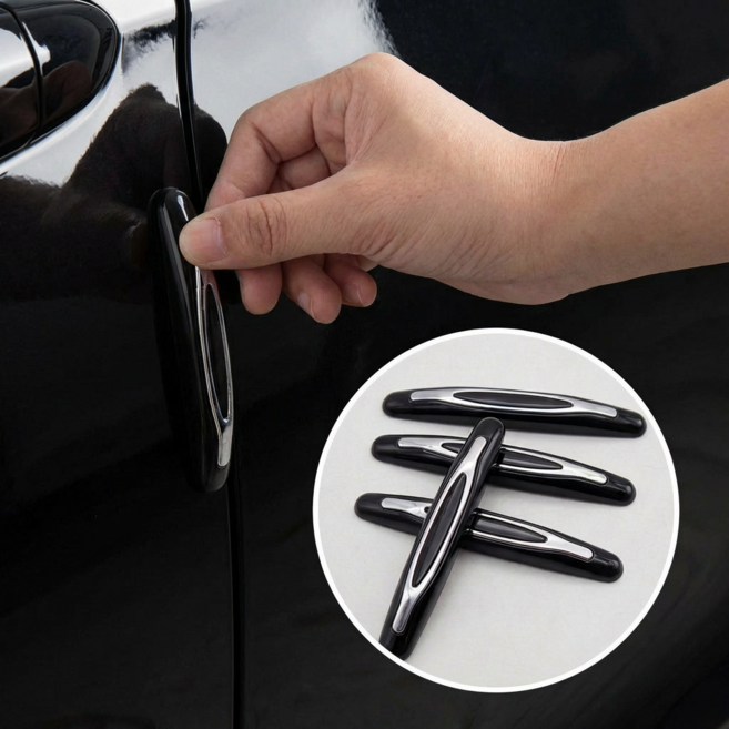 다온모아 자동차 문콕방지 도어가드 패드, 1세트, 블랙