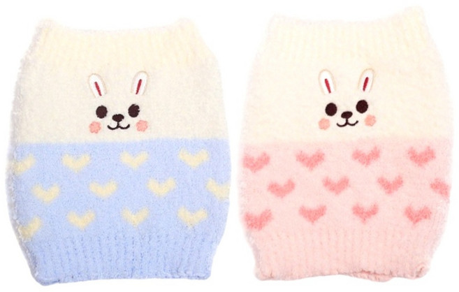 엘에이스 임부용 토깽이 캐릭터 배앓이 보호대 배워머 2p