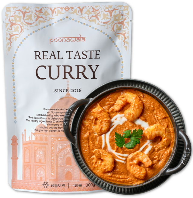 [300g]푸나왈라 대구 줄서서 먹는 인도커리, 300g, 1개, 프라운마크니