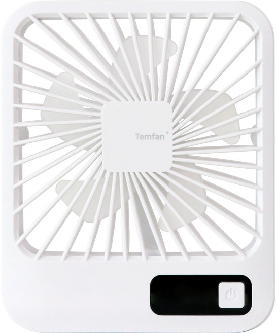 KC인증 탁상용LED선풍기 무소음 자연풍 탁상선풍기, 화이트, Q3화이트(USB-C), USB 충전식