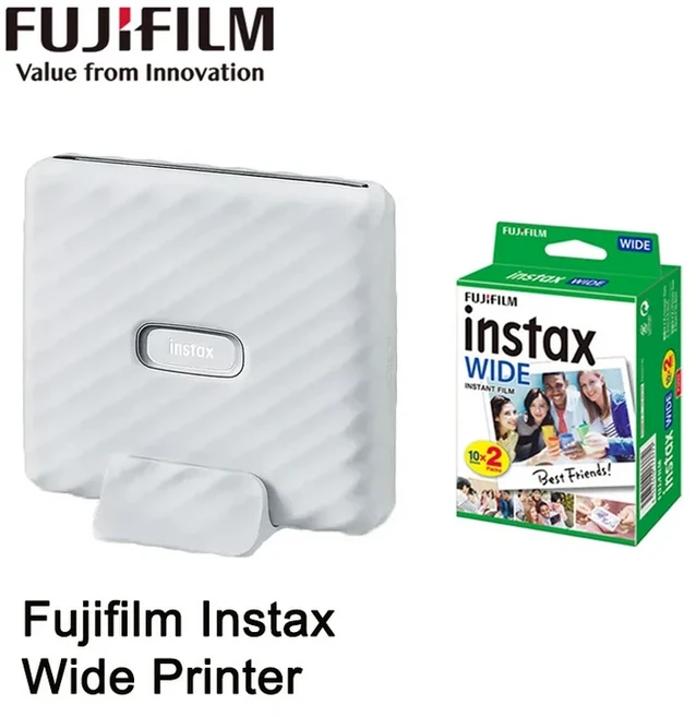 Fujifilm Instax Link 와이드 프린터 휴대폰 포토 프린터 Bluetooth 연결 모션 제어 재미있는 모드에서 함, 05 Printer add 20Sheets, 01 빠른