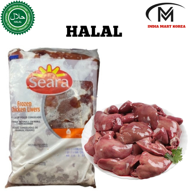 SEARA FROZEN CHICKEN LIVERS (씨에라 냉동닭간) 1KG 1개