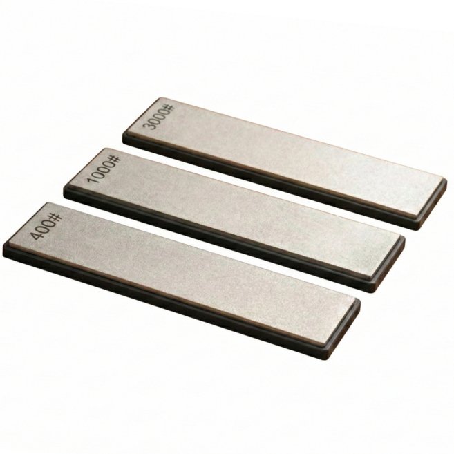 다이아몬드 숫돌 3종 세트 400 1000 3000방 칼갈이 연마 샤프닝 스톤, 1세트