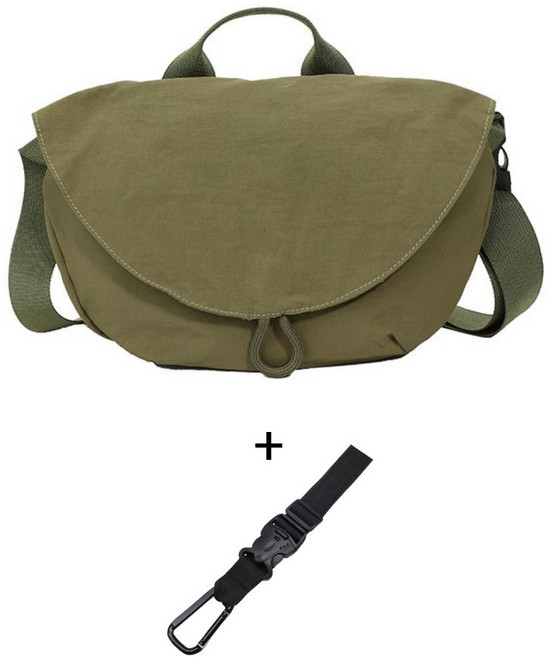 트래블루룸 하프문 크로스 힙색백