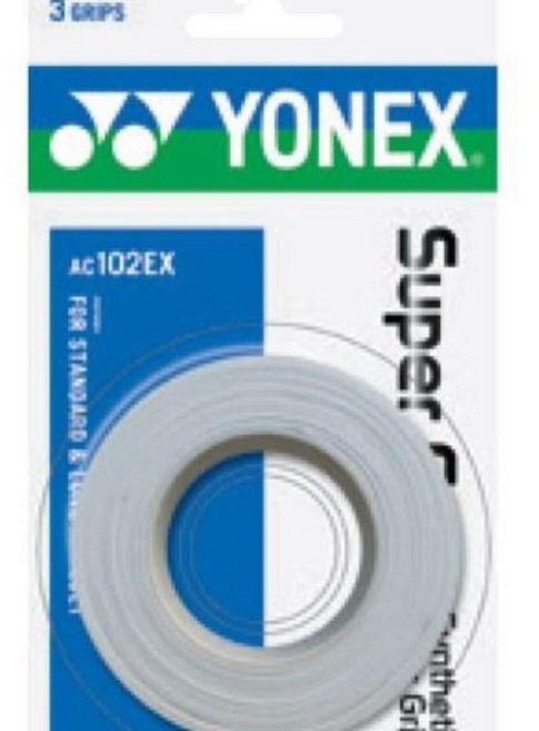 요넥스 AC102EX 3개입 배드민턴 테니스 겸용 슈퍼 그립, 미스트핑크, 1개