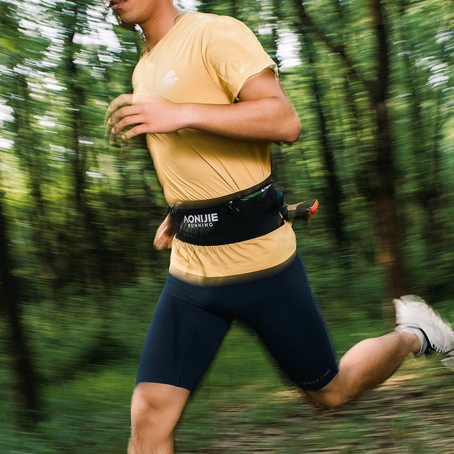 오니지 마라톤 가방 러닝벨트 등산 스포츠 힙색 엘리트 H41, M, 그린