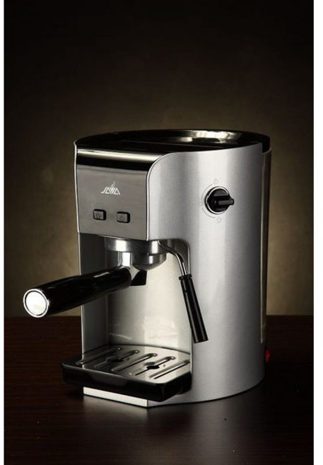 JAVA 半自動咖啡機 銀色 壓力式