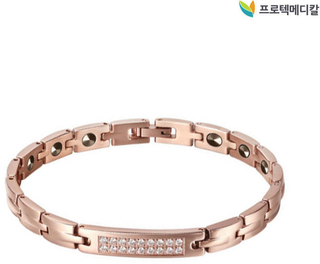 프로텍메디칼 큐빅 펜던트 건강팔찌, S, 1개