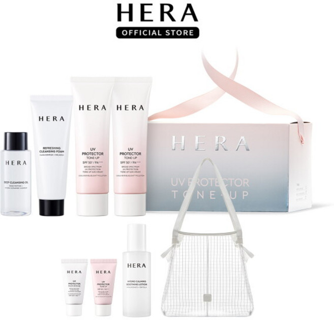 [헤라] [본사직영★빠른배송] UV 프로텍터 톤업 듀오 세트 50ml X2개 + 증정, 2개