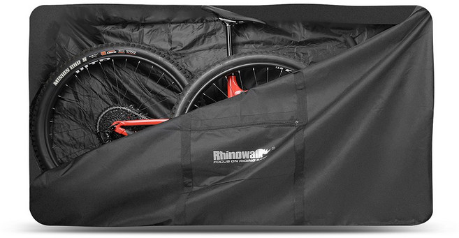 라이노워크 접이식 자전거 캐링백 29인치 운반 보관 가방 RM291, 1개, 블랙