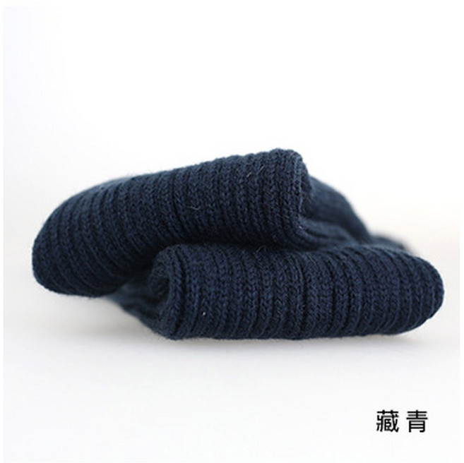 55CM 75CM 길어진 레그 워머 여성용 긴 대학 스타일 니트 따뜻한 양말 가을 겨울 무릎 부츠 커프스 이상