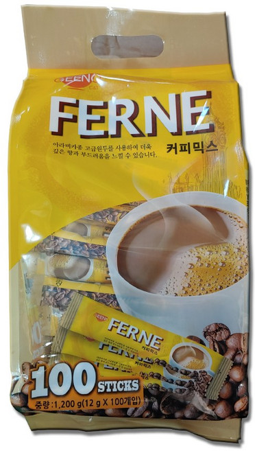 페르네 커피믹스 카페마일드 스틱커피, 12g, 100개입, 1개