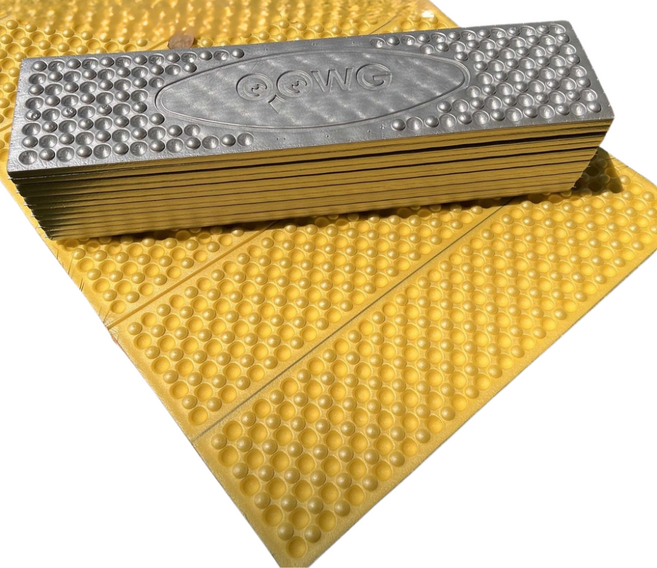 OWG 歐爾 蛋殼睡墊 銀膜 台灣發貨 帳篷野營 登山, IY60 黃色