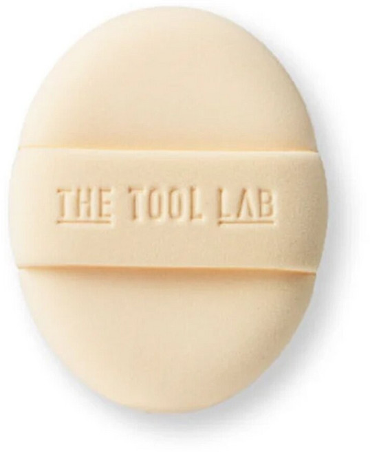 THE TOOL LAB HappyRim 粉撲 韓國代購, 1個, 長效遮瑕橢圓(一盒2入), 膚色