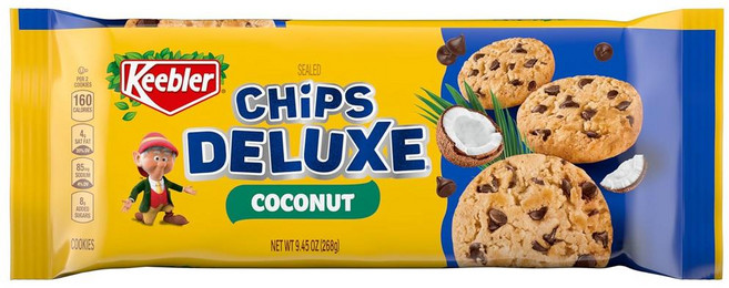 Keebler 칩스 디럭스 코코넛 쿠키, 268g, 1개