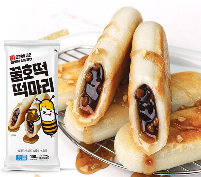 [오븐에 구운] 꿀호떡떡마리 100g, 10개