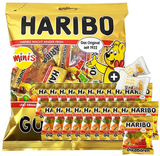독일젤리 하리보 골드베렌(250g) x 5봉(+밀크츄 2개포함), 250g, 5봉