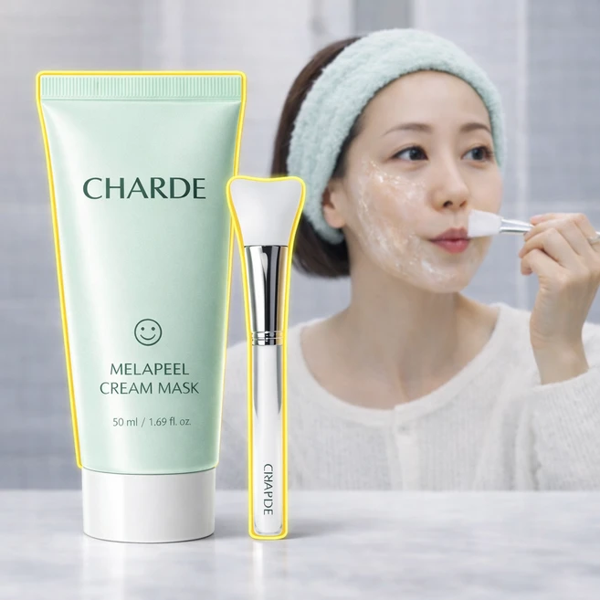 정선희 기미팩 멜라필 마스크팩 기미삭제팩 뜯어내는 흑자팩 + 브러쉬, 1개, 50g - 쿠팡