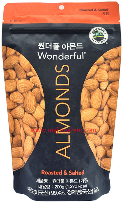 원더풀 아몬드 가염 200g, 1개