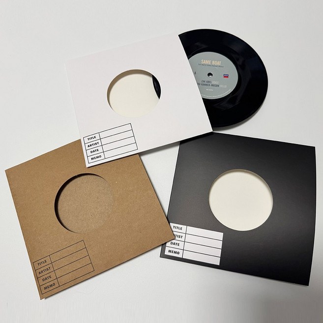 LP하드케이스 12인치/10인치/7인치 LP종이케이스 레코드 LP종이커버 LP판보호, 1개, 10인치 화이트