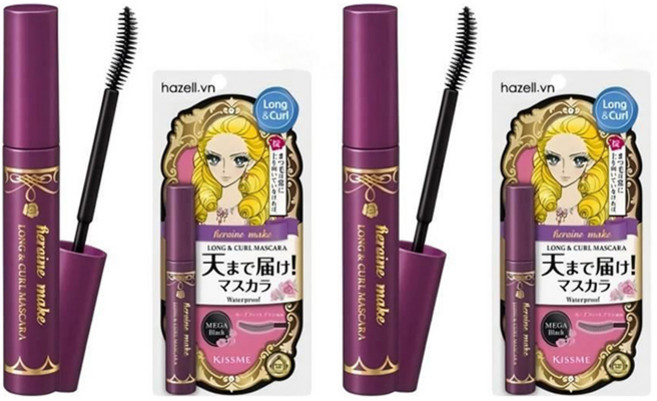 키스미 히로인메이크 롱앤컬 마스카라 EX 6g, 2개, 01딥블랙