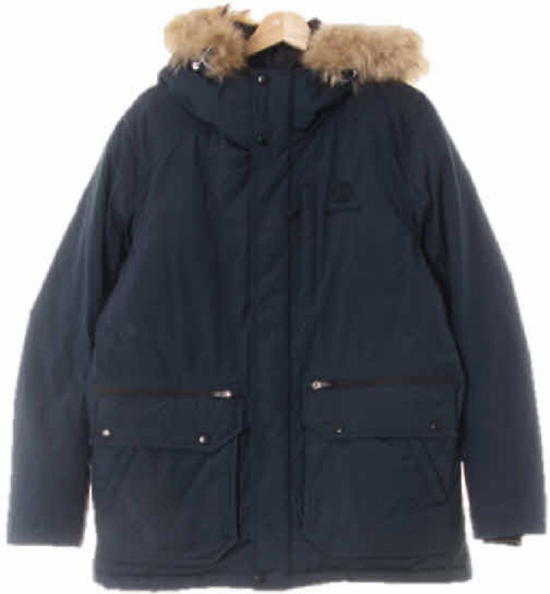 4822 빈폴 네이비 덕다운 입체포켓퍼배색패딩점퍼 [95]