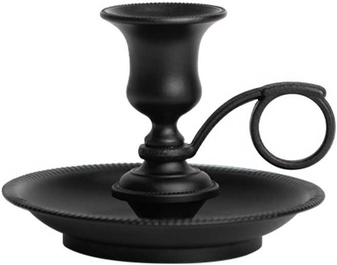 블랙 챔버 촛대 7.5 cm 테이퍼 양초용