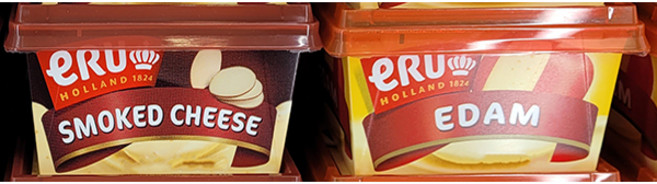 ERU 에루 치즈 스프레드 100g (스모크드 치즈 에담 치즈 / 2종 택1) / 네덜란드, 스모크드 치즈, 1개