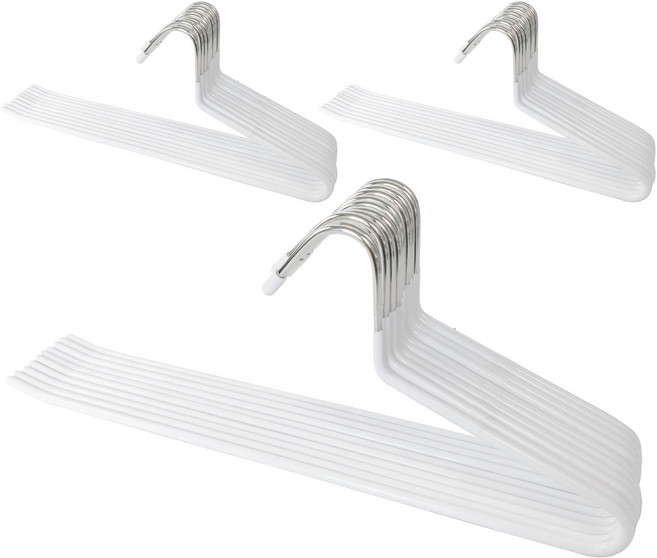 메르카 논슬립 바지걸이, 30개, 화이트