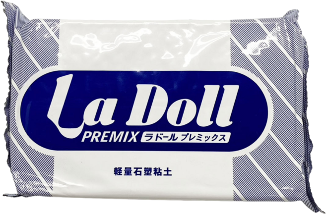 La Doll PREMIX 輕量石塑黏土, 白色, 1個