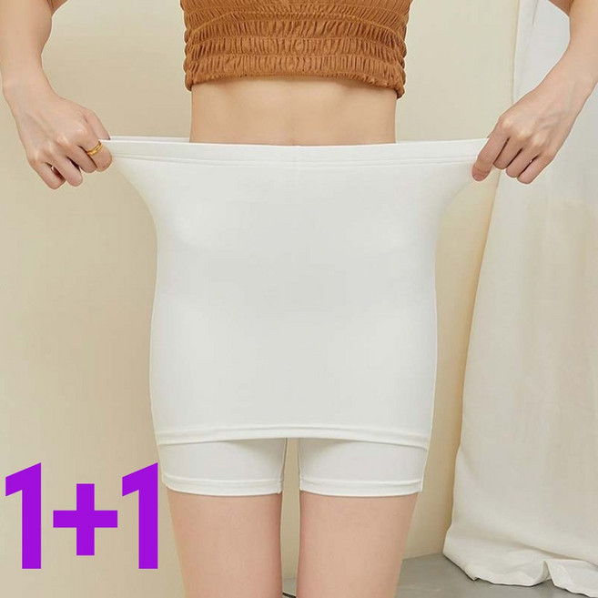 LEOQ Y존 커버 거들 속바지 노라인 레깅스 2P