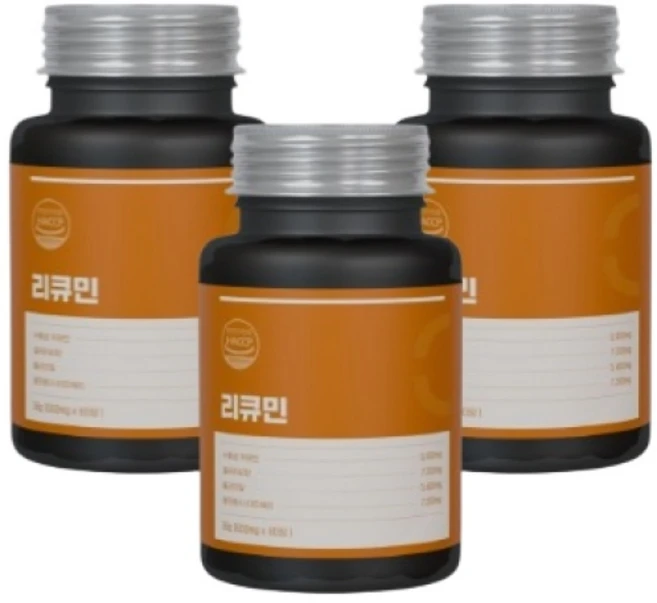 리큐민 수용성 커큐민 샐러리씨앗 타트체리, 3박스, 60정 - 쿠팡