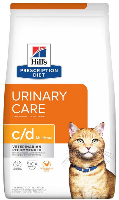 Hill's 希爾思 c/d Multicare 泌尿道護理貓糧, 1個, 1.5kg