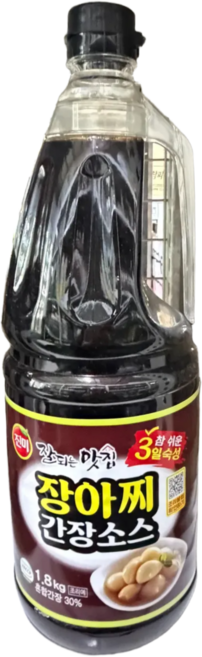진미 잘되는맛집 장아찌 간장소스, 1.8kg, 3개
