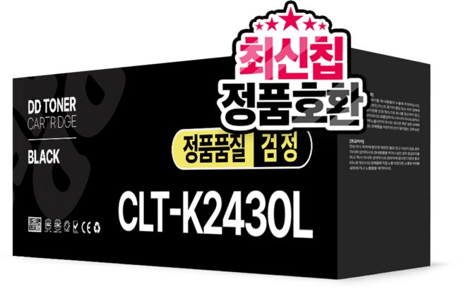 디디토너 CLT-K2430L 대용량 재생 호환 토너, 1개, 검정