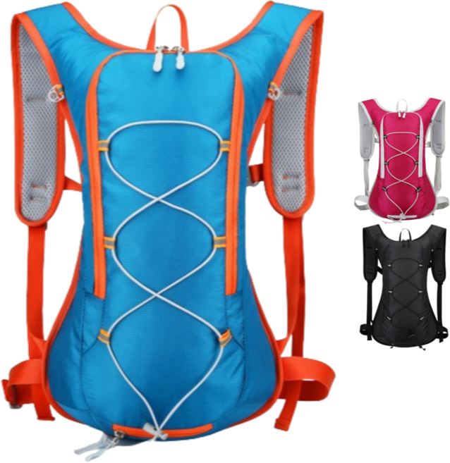 호잉상점 초경량 자전거 러닝 마라톤 가방 라이딩 등산 아웃도어 백팩 가방 배낭, 블루, 1개