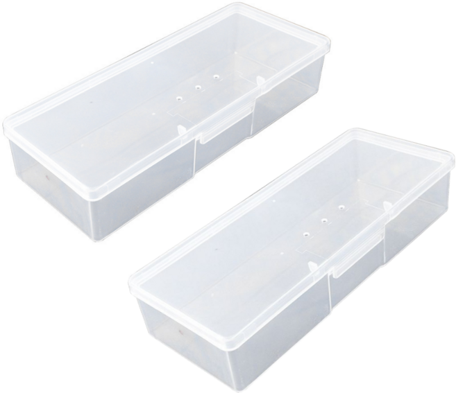 1+1 원버클 반투명 필통 연필 볼펜 케이스, 1세트, 화이트+화이트