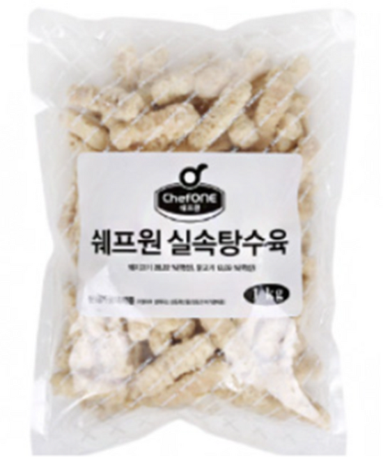 원하프박스청정원쉐프원실속탕수육1kgx10, 10개, 1kg