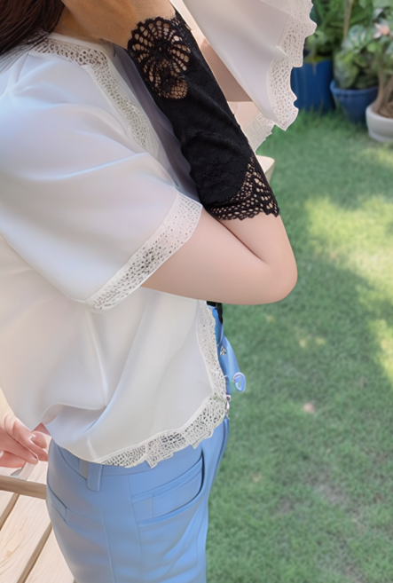 소소센스 타투 문신가리개 레이스 팔토시