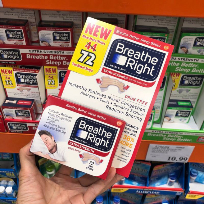 브리드 라이트 코밴드 브리드라이트 레드 를 감기와 수면교정 72매, 레드코팩 1팩 일반, 1개