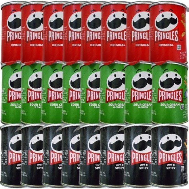프링글스 53g X 24개 (오리지널+어니언+핫앤스파이시)
